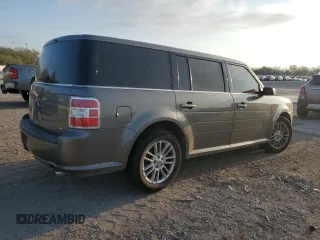 2014 Ford Flex SEL with VIN 2FMHK6C86EBD08695, listed as a Copart auction lot 51060905 with 198,050 mi miles and Salvage Title. Bid and sale history available at carsss.com. Image 3.