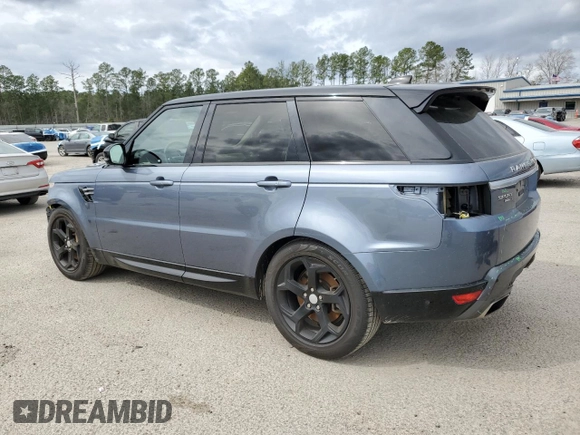 2018 Land Rover Range Rover Sport HSE with VIN SALWR2RV3JA189547, listed as a Copart auction lot 47369325 with 112,741 mi miles and Salvage Title. Bid and sale history available at carsss.com. Image 2.