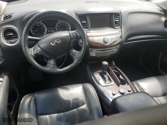 2013 Infiniti JX35 with VIN 5N1AL0MM0DC306592, listed as a Copart auction lot 51217095 with 159,369 mi miles and Salvage Title. Bid and sale history available at carsss.com. Image 8.