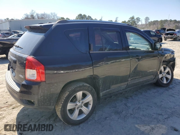 2011 Jeep Compass with VIN 1J4NT1FAXBD165742, listed as a Copart auction lot 46842535 with 66,372 mi miles and Salvage Title. Bid and sale history available at carsss.com. Image 3.
