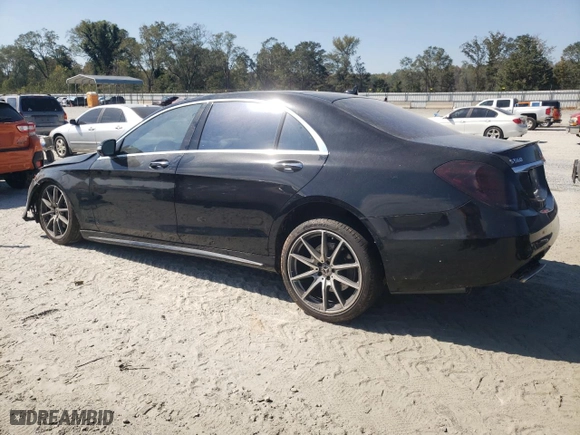 2019 Mercedes-Benz S-Class S 560 with VIN WDDUG8DB0KA444036, listed as a Copart auction lot 75420234 with 87,704 mi miles and Salvage Title. Bid and sale history available at carsss.com. Image 2.