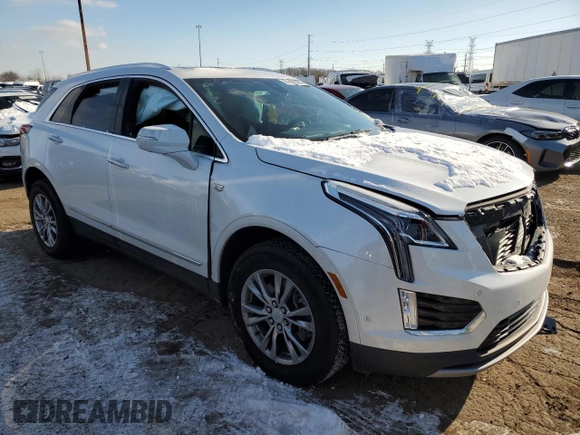 2023 Cadillac XT5 AWD Premium Luxury with VIN 1GYKNDR4XPZ144579, listed as a Copart auction lot 84295934 with Not Provided miles and Salvage Title. Bid and sale history available at DreamBid. Image 4.