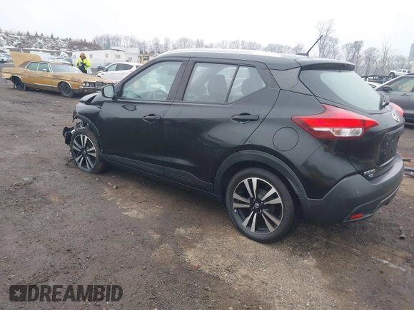 2019 Nissan Kicks S with VIN 3N1CP5CU6KL527179, listed as a IAAI auction lot 41479057 with 97,895 mi miles. Bid and sale history available at carsss.com. Image 3.