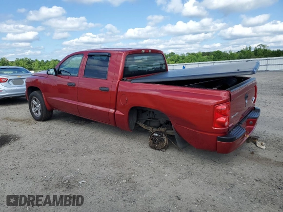 2008 Dodge Dakota Bighorn/Lonestar z VIN 1D7HE38K98S599465, wystawiony jako Copart lot #57168725 z przebiegiem 190 913 mil mil oraz Szkoda całkowita • Salvage title. Historia ofert i sprzedaży dostępna na DreamBid. Obrazek 2.