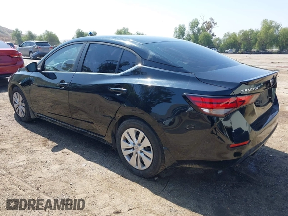 2020 Nissan Sentra S with VIN 3N1AB8BVXLY228512, listed as a IAAI auction lot 42095616 with 95,963 mi miles and . Bid and sale history available at DreamBid. Image 3.