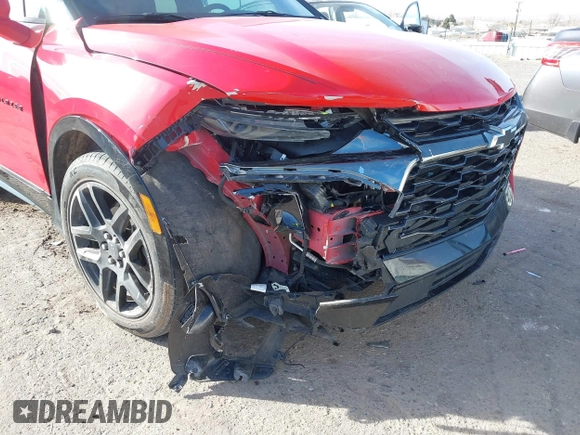 2020 Chevrolet Blazer RS с VIN 3GNKBERS0LS638001, выставлен на аукционе IAAI как лот 41058909 с пробегом 68 338 миль миль и . История ставок и продаж доступна на DreamBid. Изображение 6.