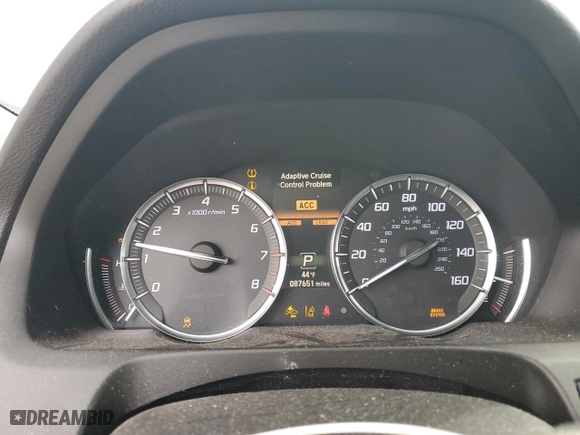 2019 Acura TLX w/Technology Pkg with VIN 19UUB2F48KA007097, listed as a Copart auction lot 88320415 with 87,651 mi miles and Salvage Title. Bid and sale history available at carsss.com. Image 9.