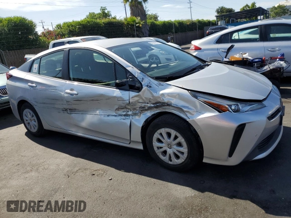 2019 Toyota Prius L Eco z VIN JTDKARFU5K3077176, wystawiony jako Copart lot #57304345 z przebiegiem 110 745 mil mil oraz Szkoda całkowita • Salvage title. Historia ofert i sprzedaży dostępna na DreamBid. Obrazek 4.