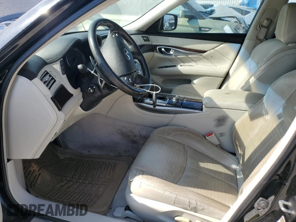 2012 Infiniti M37 with VIN JN1BY1AP4CM335202, listed as a Copart auction lot 77903644 with 0 mi miles and Salvage Title. Bid and sale history available at carsss.com. Image 7.