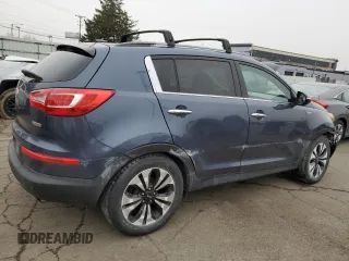 2012 Kia Sportage SX with VIN KNDPCCA69C7170928, listed as a Copart auction lot 44991175 with 176,239 mi miles and Salvage title. Bid and sale history available at DreamBid. Image 3.
