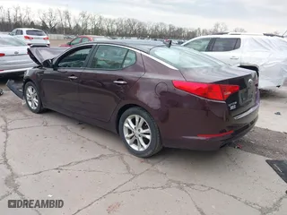 2013 Kia Optima EX with VIN 5XXGN4A79DG240428, listed as a IAAI auction lot 42017665 with 94,765 mi miles. Bid and sale history available at carsss.com. Image 3.