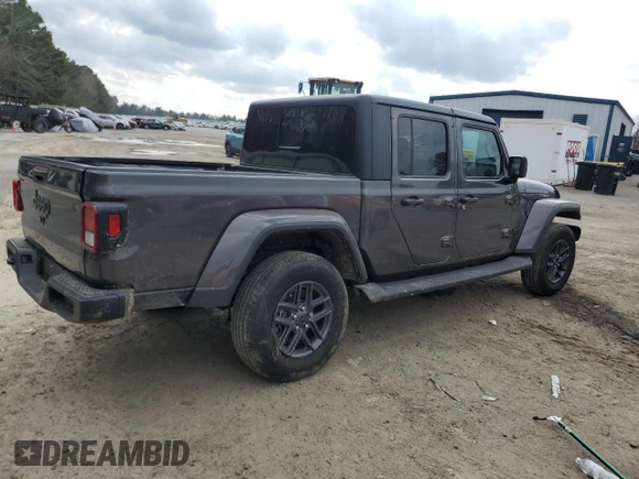 2024 Jeep Gladiator Sport S z VIN 1C6HJTAG5RL127813, wystawiony jako Copart lot #43997775 z przebiegiem 13 932 mil mil oraz Szkoda całkowita • Salvage title. Historia ofert i sprzedaży dostępna na DreamBid. Obrazek 3.
