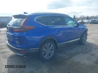 2020 Honda CR-V Touring with VIN 7FARW2H91LE012284, listed as a IAAI auction lot 41672460 with 28,207 mi miles and . Bid and sale history available at DreamBid. Image 4.