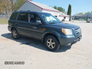 2006 Honda Pilot EX with VIN 2HKYF18466H508824, listed as a IAAI auction lot 42251893 with 287,789 mi miles and . Bid and sale history available at DreamBid. Image 1.