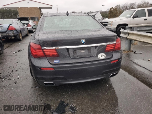 2015 BMW 7 Series 740Li xDrive with VIN WBAYF4C51FGS99169, listed as a Copart auction lot 37415003 with 82,826 mi miles. Bid and sale history available at carsss.com. Image 6.
