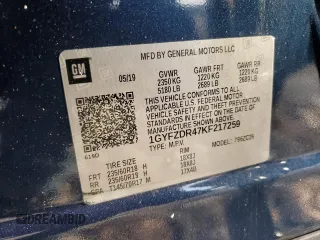 2019 Cadillac XT4 AWD Premium Luxury with VIN 1GYFZDR47KF217259, listed as a Copart auction lot 59275955 with 38,504 mi miles and Clean title. Bid and sale history available at DreamBid. Image 13.