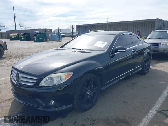 2008 Mercedes-Benz CL V8 with VIN WDDEJ71X38A014817, listed as a IAAI auction lot 41637116 with 150,424 mi miles. Bid and sale history available at carsss.com. Image 2.