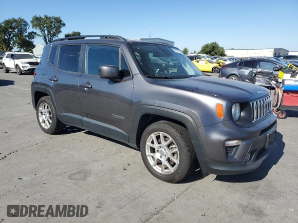2019 Jeep Renegade Latitude with VIN ZACNJABB6KPK66219, listed as a Copart auction lot 64777815 with 88,188 mi miles and Salvage title. Bid and sale history available at DreamBid. Image 4.