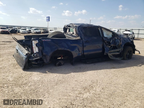 2022 Chevrolet Silverado 1500 LT Trail Boss with VIN 1GCPYFED6NZ124279, listed as a Copart auction lot 50719545 with Not Provided miles and Salvage Title. Bid and sale history available at DreamBid. Image 3.