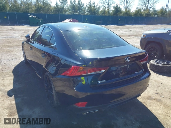 2019 Lexus IS 300 with VIN JTHC81D27K5035534, listed as a IAAI auction lot 41732472 with 70,089 mi miles and . Bid and sale history available at DreamBid. Image 3.