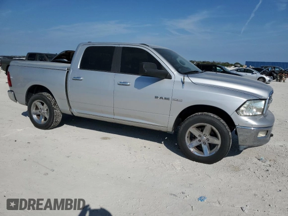 2010 Dodge 1500 SLT with VIN 1D7RB1CT6AS101682, listed as a Copart auction lot 43105495 with 158,848 mi miles and Clean Title. Bid and sale history available at carsss.com. Image 4.