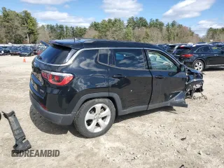2019 Jeep Compass Latitude z VIN 3C4NJDBB5KT593286, wystawiony jako Copart lot #53249405 z przebiegiem 79 573 mil mil oraz Szkoda całkowita • Salvage title. Historia ofert i sprzedaży dostępna na DreamBid. Obrazek 3.
