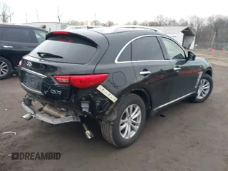 2016 Infiniti QX70 z VIN JN8CS1MWXGM752436, wystawiony jako IAAI lot #41681170 z przebiegiem 130 208 mil mil oraz . Historia ofert i sprzedaży dostępna na DreamBid. Obrazek 4.
