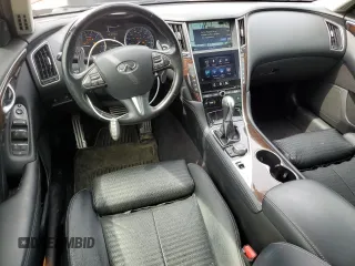 2014 Infiniti Q50 Hybrid Premium with VIN JN1AV7AR2EM702478, listed as a Copart auction lot 53332775 with 115,142 mi miles and Clean Title. Bid and sale history available at DreamBid. Image 8.