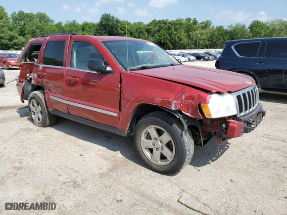 2006 Jeep Grand Cherokee Limited with VIN 1J4HS58NX6C317392, listed as a Copart auction lot 53518204 with 0 mi miles and Salvage Title. Bid and sale history available at carsss.com. Image 4.
