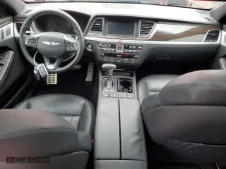 2019 Genesis G80 3.8L with VIN KMHGN4JE4KU289067, listed as a Copart auction lot 75053704 with 0 mi miles and Salvage Title. Bid and sale history available at carsss.com. Image 8.