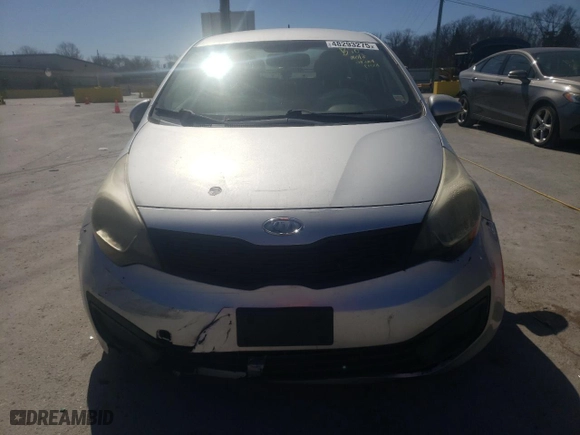 2013 Kia Rio LX with VIN KNADM4A39D6128579, listed as a Copart auction lot 48293275 with 208,035 mi miles and Salvage Title. Bid and sale history available at carsss.com. Image 5.