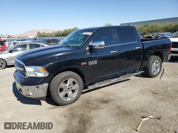 2014 Ram 1500 Big Horn with VIN 1C6RR7LT3ES470084, listed as a Copart auction lot 57483765 with 145,000 mi miles and Salvage title. Bid and sale history available at DreamBid. Image 1.