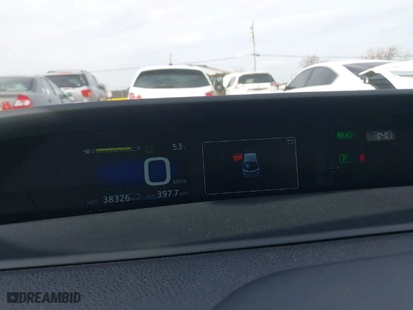 2020 Toyota Prius Prime LE with VIN JTDKARFP3L3148922, listed as a IAAI auction lot 41837323 with 38,326 mi miles. Bid and sale history available at carsss.com. Image 7.