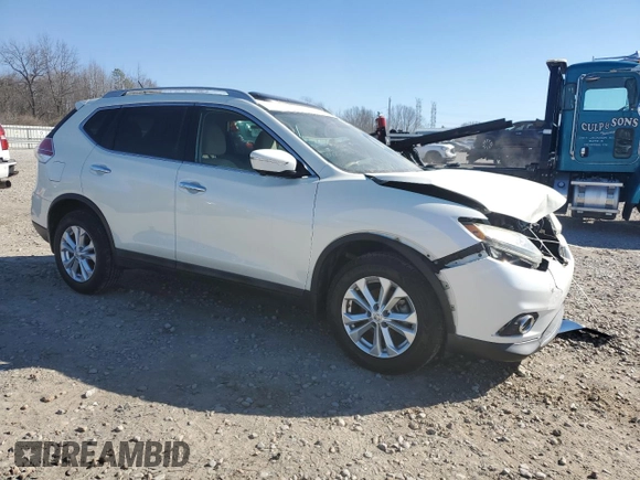 2015 Nissan Rogue SL with VIN 5N1AT2MV4FC789298, listed as a Copart auction lot 45362595 with 100,675 mi miles and Salvage Title. Bid and sale history available at carsss.com. Image 4.