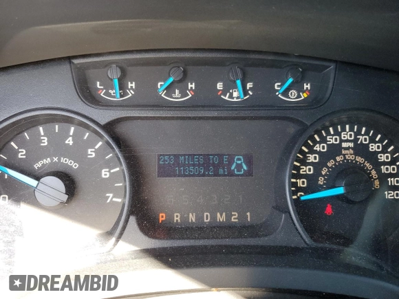 2013 Ford F-150 XL with VIN 1FTFX1CF8DFD90845, listed as a Copart auction lot 49657005 with 113,509 mi miles and Salvage Title. Bid and sale history available at carsss.com. Image 9.
