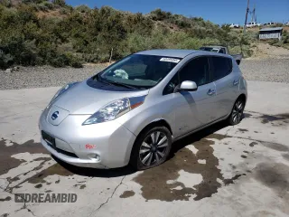 2017 Nissan LEAF SV with VIN 1N4BZ0CP4HC305797, listed as a Copart auction lot 60495085 with 64,978 mi miles and Salvage title. Bid and sale history available at DreamBid. Image 1.