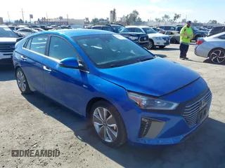 2018 Hyundai Ioniq Limited with VIN KMHC05LC2JU073831, listed as a IAAI auction lot 41978556 with 28,787 mi miles and . Bid and sale history available at DreamBid. Image 1.