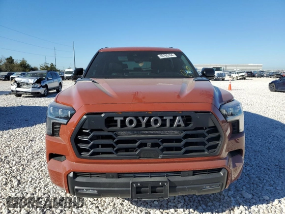 2024 Toyota Sequoia SR5 with VIN 7SVAAABA6RX040011, listed as a Copart auction lot 80765704 with 8,357 mi miles and Salvage Title. Bid and sale history available at carsss.com. Image 5.