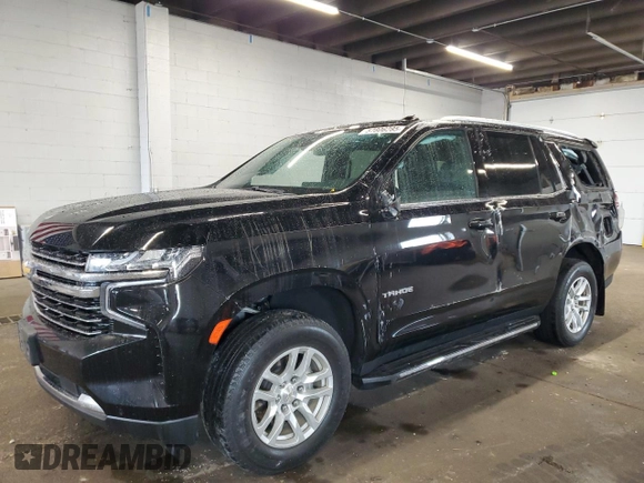 2022 Chevrolet Tahoe LT z VIN 1GNSKNKD0NR196614, wystawiony jako Copart lot #57806285 z przebiegiem 25 706 mil mil oraz Szkoda całkowita • Salvage title. Historia ofert i sprzedaży dostępna na DreamBid. Obrazek 1.