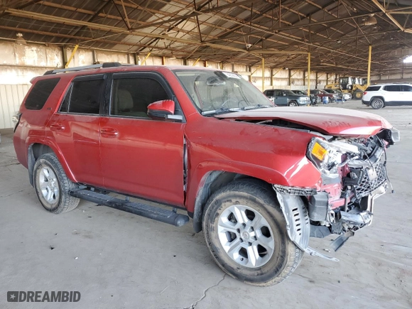 2021 Toyota 4Runner SR5 with VIN JTEEU5JR9M5240690, listed as a Copart auction lot 84254424 with 63,638 mi miles and Salvage Title. Bid and sale history available at carsss.com. Image 4.