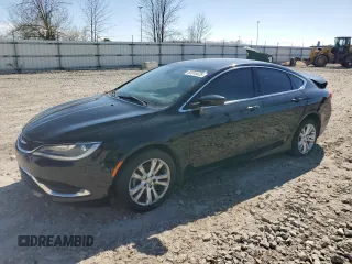 2015 Chrysler 200 Limited with VIN 1C3CCCAB3FN733231, listed as a Copart auction lot 55918425 with 176,428 mi miles and Clean Title. Bid and sale history available at DreamBid. Image 1.