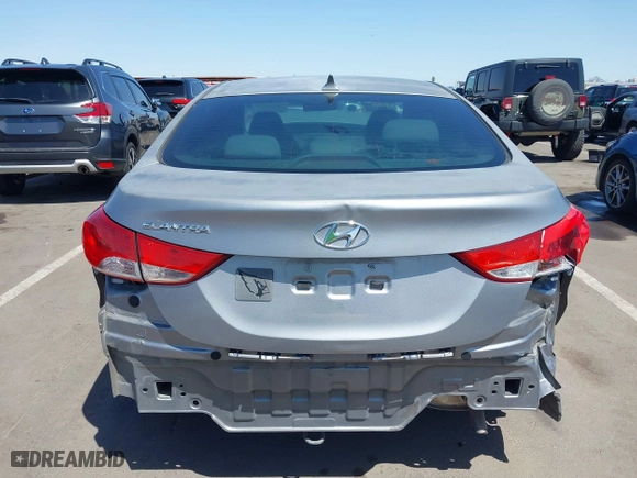 2012 Hyundai Elantra GLS with VIN KMHDH4AE3CU314262, listed as a IAAI auction lot 41973510 with 175,597 mi miles. Bid and sale history available at carsss.com. Image 16.