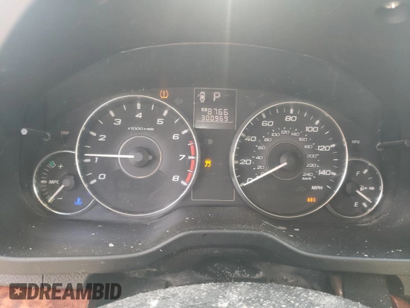 2012 Subaru Outback Limited with VIN 4S4BRBJCXC3204046, listed as a Copart auction lot 58005655 with 300,969 mi miles and Salvage title. Bid and sale history available at DreamBid. Image 9.