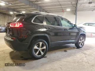 2019 Jeep Cherokee Limited with VIN 1C4PJMDN2KD255950, listed as a Copart auction lot 52145165 with 39,667 mi miles and Salvage Title. Bid and sale history available at carsss.com. Image 3.
