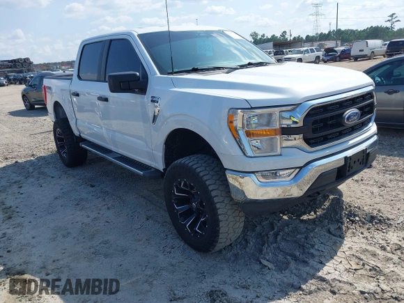 2022 Ford F-150 XL with VIN 1FTFW1E57NFB47648, listed as a IAAI auction lot 42587449 with 38,149 mi miles and . Bid and sale history available at DreamBid. Image 1.