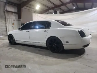 2007 Bentley Flying Spur with VIN SCBBR93W97C040186, listed as a Copart auction lot 84065224 with Not Provided miles and Salvage Title. Bid and sale history available at DreamBid. Image 2.