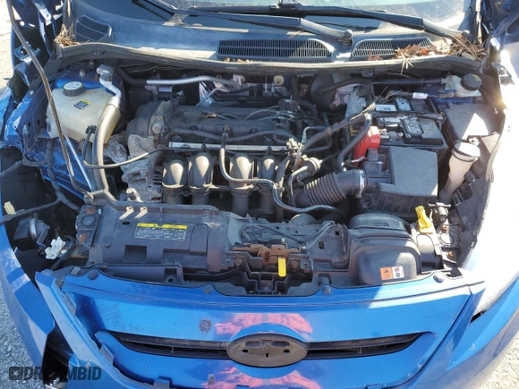 2011 Ford Fiesta SE with VIN 3FADP4EJ0BM169642, listed as a Copart auction lot 44555105 with 103,712 mi miles and Salvage Title. Bid and sale history available at carsss.com. Image 12.