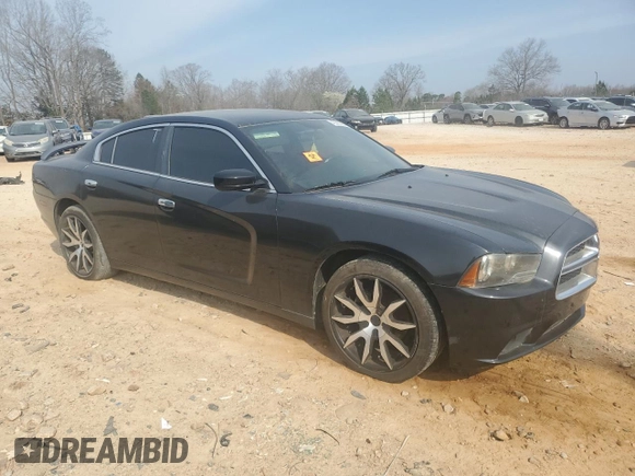 2014 Dodge Charger SE with VIN 2C3CDXBG2EH346286, listed as a Copart auction lot 48992065 with 91,272 mi miles and Salvage Title. Bid and sale history available at carsss.com. Image 4.