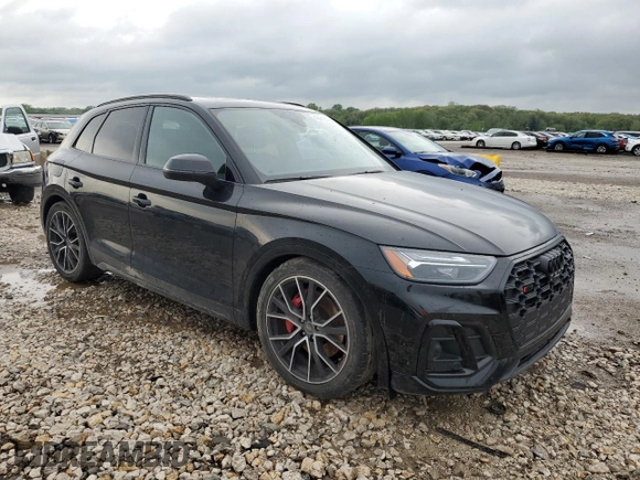 2023 Audi SQ5 Premium Plus with VIN WA1B4AFY7P2146601, listed as a Copart auction lot 46319784 with 8,273 mi miles and Salvage title. Bid and sale history available at DreamBid. Image 4.