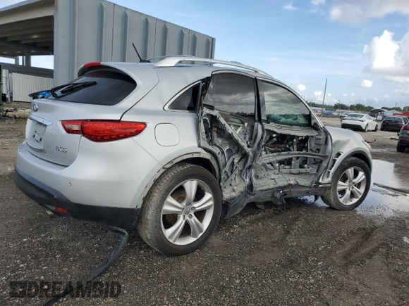 2011 Infiniti FX35 with VIN JN8AS1MW4BM140457, listed as a Copart auction lot 65316544 with 169,031 mi miles and Salvage Title. Bid and sale history available at carsss.com. Image 3.